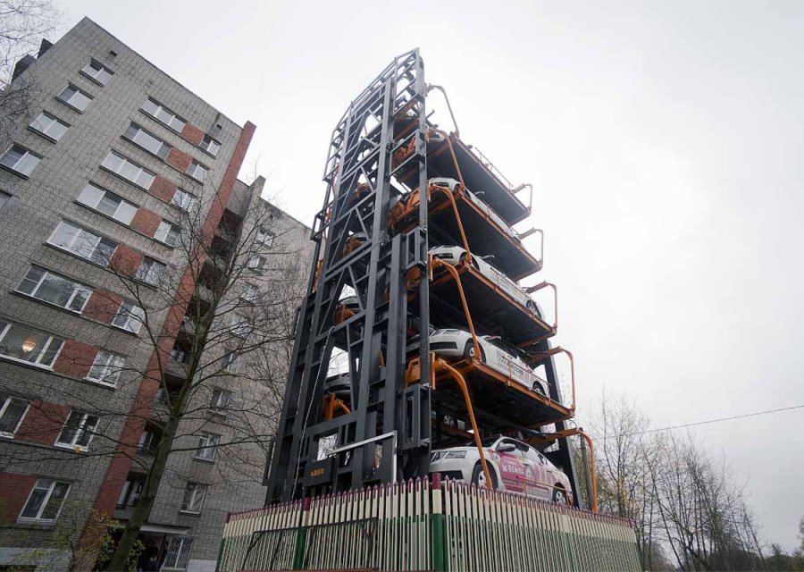 ¡El estacionamiento inteligente giratorio es un salvavidas de las ciudades modernas!