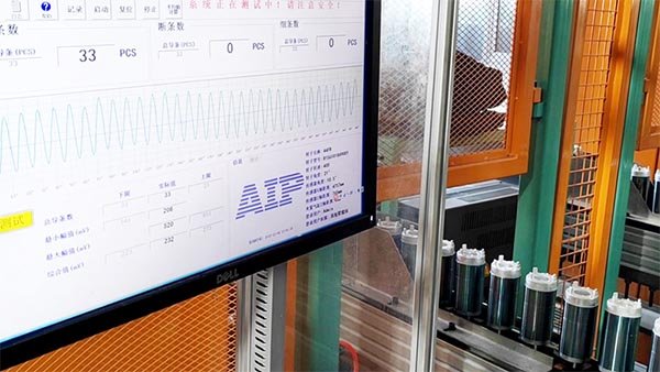 On-line test of die-cast rotor On-line test of die-cast rotor