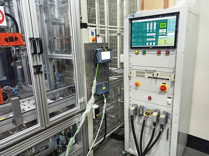 The application site of new energy vehicle motor stator tester The application site of new energy vehicle motor stator tester