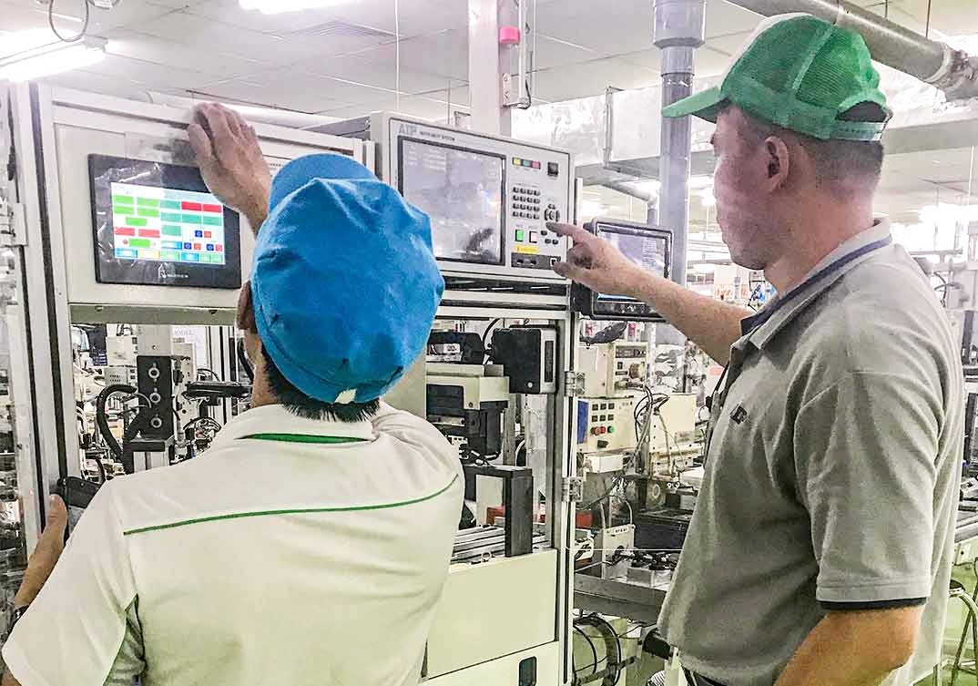 The application site of small home appliance motor tester of foreign customer The application site of small home appliance motor tester of foreign customer