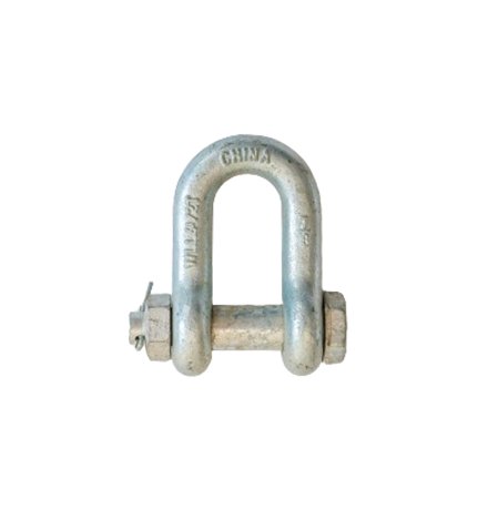 U.S. TYPE DROP FORGED BOLT TYPE SAFETY CHAIN SHACKLE