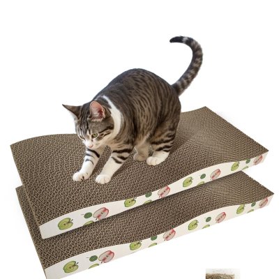 Square Wavy Cat Scratching Board
