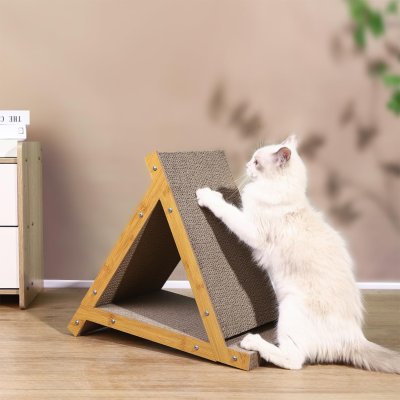 Assemble The Triangular Cat Scratching Board