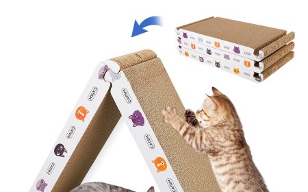 Innovative Cat Scratching Board Hits the Market: Modular Design Creates Unique Triangle Structure