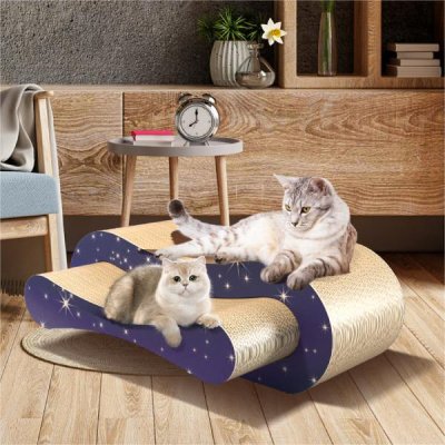 Purple 2-In-1 Cat Scratching Board