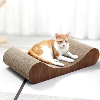 Solid Recliner Cat Scratching Board