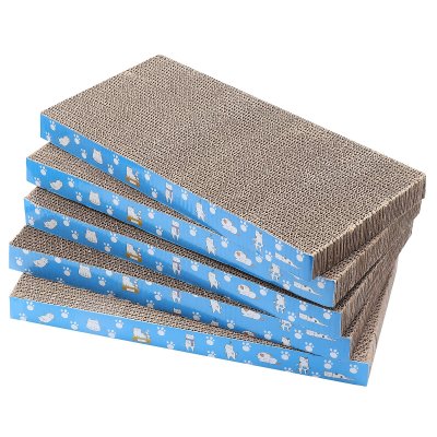 Blue Pattern Cat Scratching Board