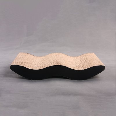 W-Shaped Cat Scratching Board With Black Edge