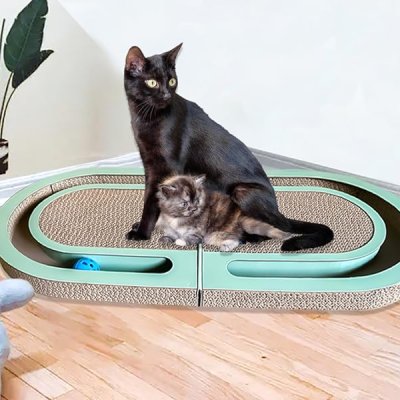 Collapsible Use Of Cat Scratching Board