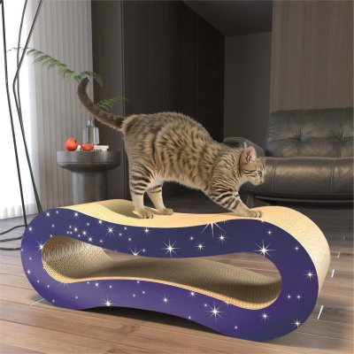 Purple 2-In-1 Wear-Resistant Cat Scratching Board
