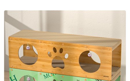Square Tunnel Cat Scratcher: A New Playground for Cats, Offering a Fresh Interactive Experience