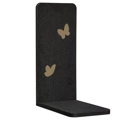 Black Butterfly L-Shaped Cat Scratcher Board