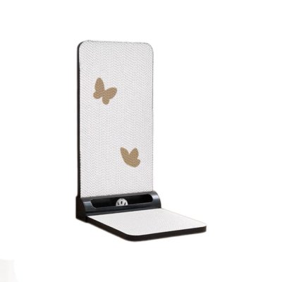 L-Shaped Single-Sided Track Cat Scratching Board(White Butterfly)