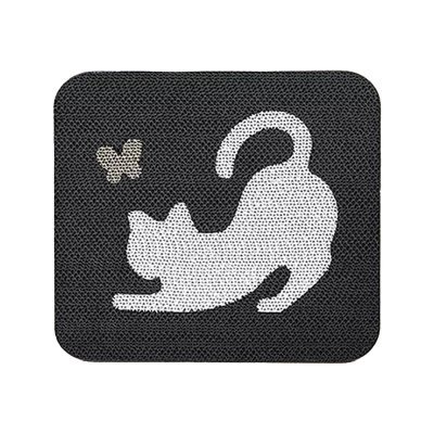 Black Bottom Cat Flap Butterfly Cat Scratcher
