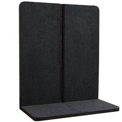 Multi-Functional L-Shaped Cat Scratching Board(Black)