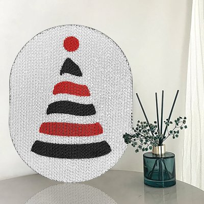 White Birthday Hat Cat Scratching Pad