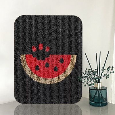 Watermelon Cat Scratching Pad With Black Bottom