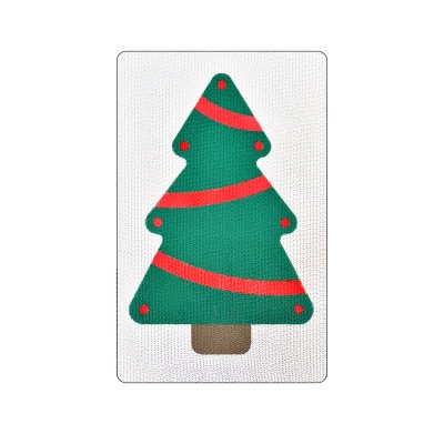 Christmas Tree Square Cat Scratching Board