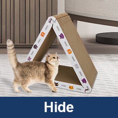 Cat Scratching Board Triangle Can Be Spliced