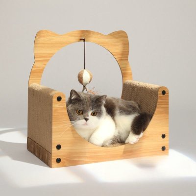 Cat Scratching Board Pad Moon-Shaped