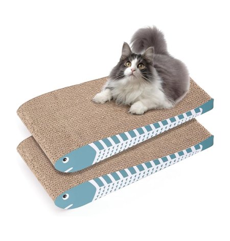 FISH SHAPE CAT SCRATCHING BOARD