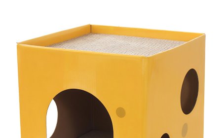 The Square Cat House - Style Corrugated Cardboard Cat Scratcher: A New Favorite in the Pet Supplies Market