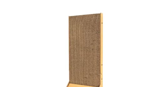L-Shaped Corrugated Paper Cat Scratcher: A Perfect Blend of Environmental Protection and Practicality