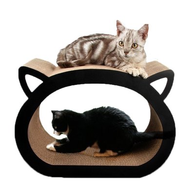 Cat Head-Shaped Scratching Post