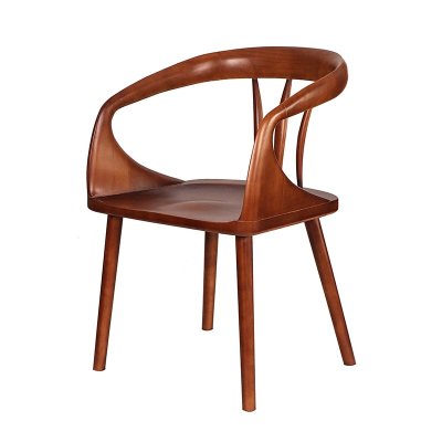 Curved Backrest Dining Chair