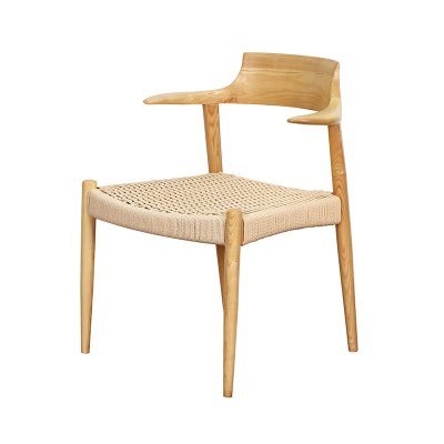 Nordic Solid Wood Rope Chair