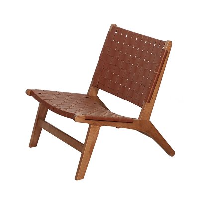 Hotel Luxury Saddle Leather Modern Leisure Chair