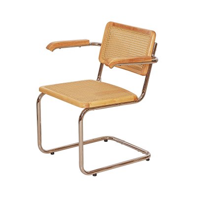RUBBER WOOD Wooden Cantilever Chair