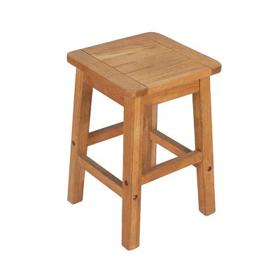 Custom Rectangular White oak Wood Stool
