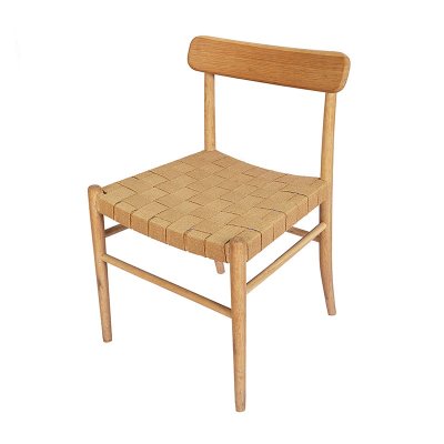 Luxury Modern Wove Rope White OAK Wood Dining Chair