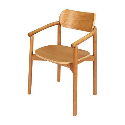 Hot Sale White OAK Wood Back Outdoor Chair