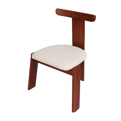 Nordic Style Hotel Restaurant Bistro Walnut Dining Chair