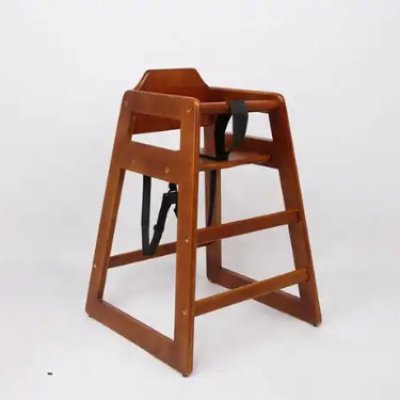 EN Style Wooden Baby High Chair For Restaurant 