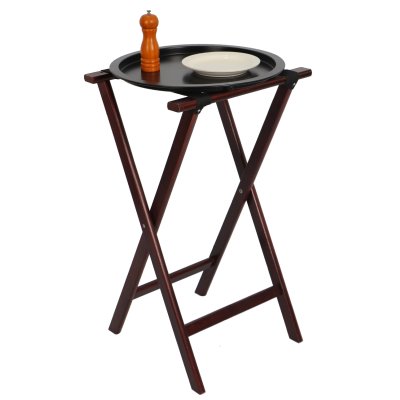 32 inch / 38 inch Wooden Tray Stand For Restaurant 