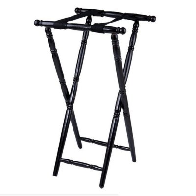 32inch Turned Spindle Legs Design Wooden Tray Stand
