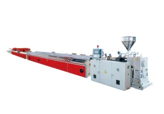 Plastic extrusion profile / wood-plastic profile production line