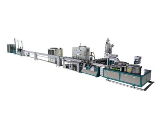 Flat dripper irrigation pipe making machine