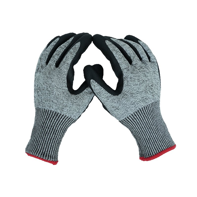 201 13G A4 HPPE NITRILE FOAM WORK GLOVES-317