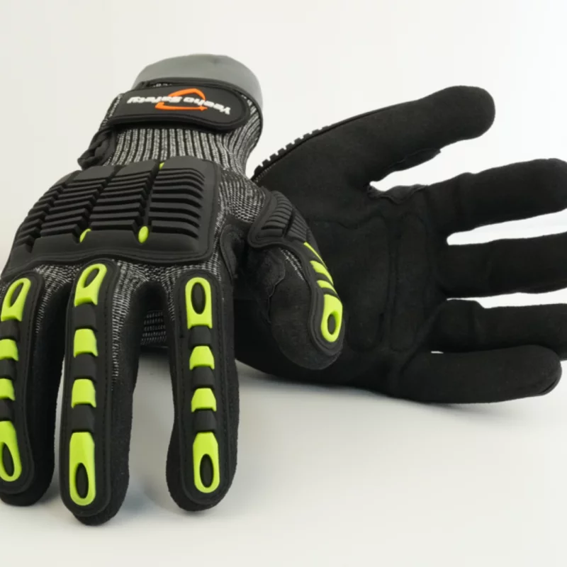 Anti impact ansi A2 cut resistant protective work goves A6 -623