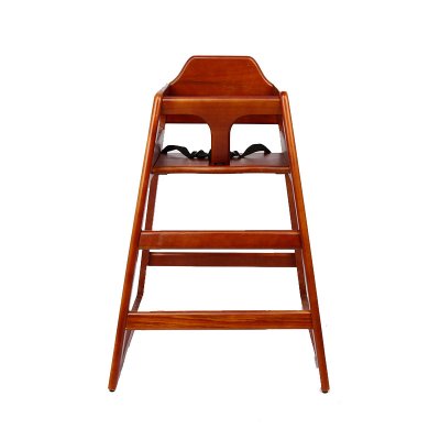 Baby high chair brown