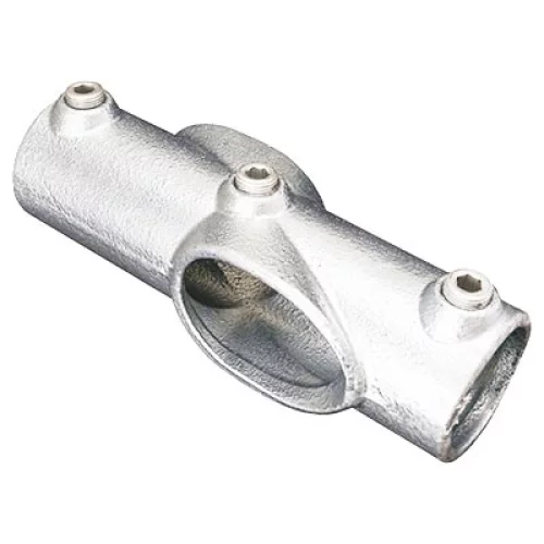 Pipe Railing Fittings Adjustable Angle Two Socket Cross 156