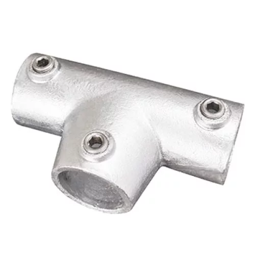 Handrail Pipe Fittings Slope Three Socket Tee 0-11° 155