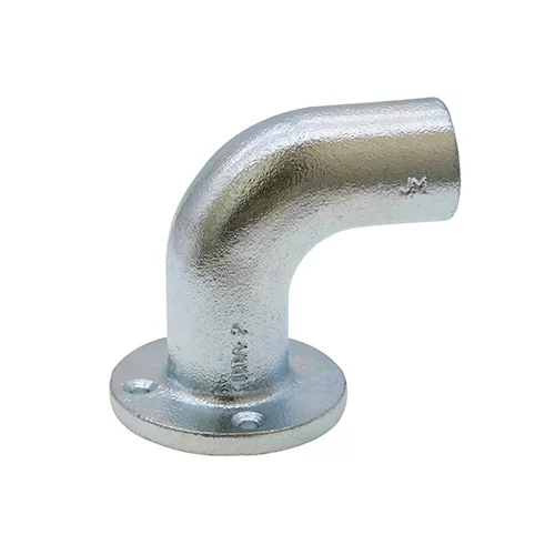 Galvanized Structural Pipe Fitting End Plate/Wall Mount End Return DDA2