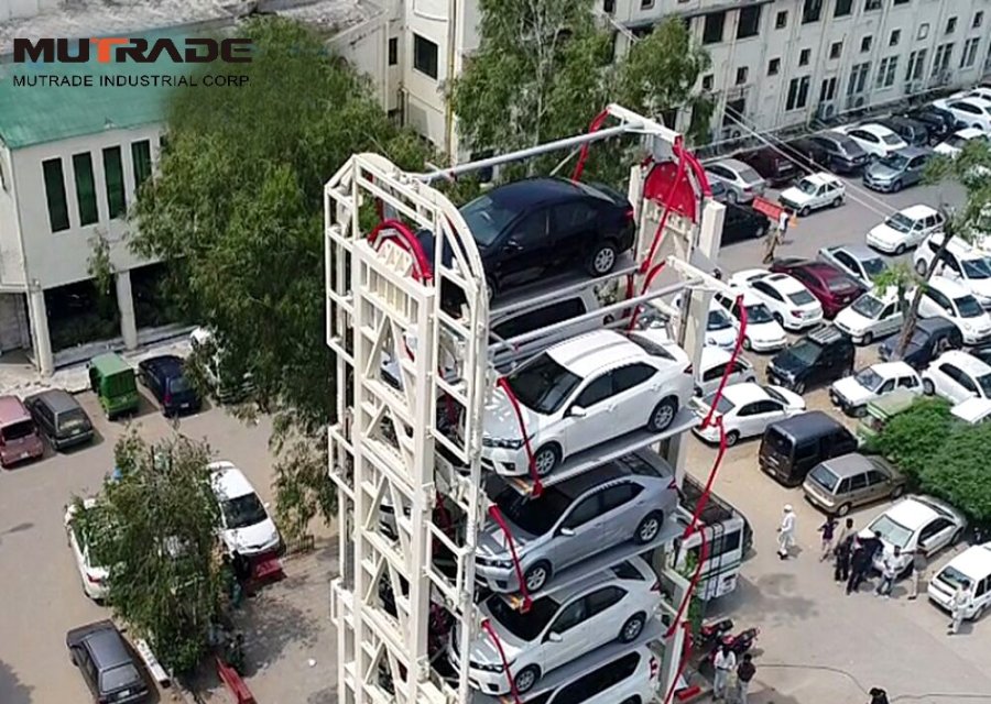 What is rotary parking?
