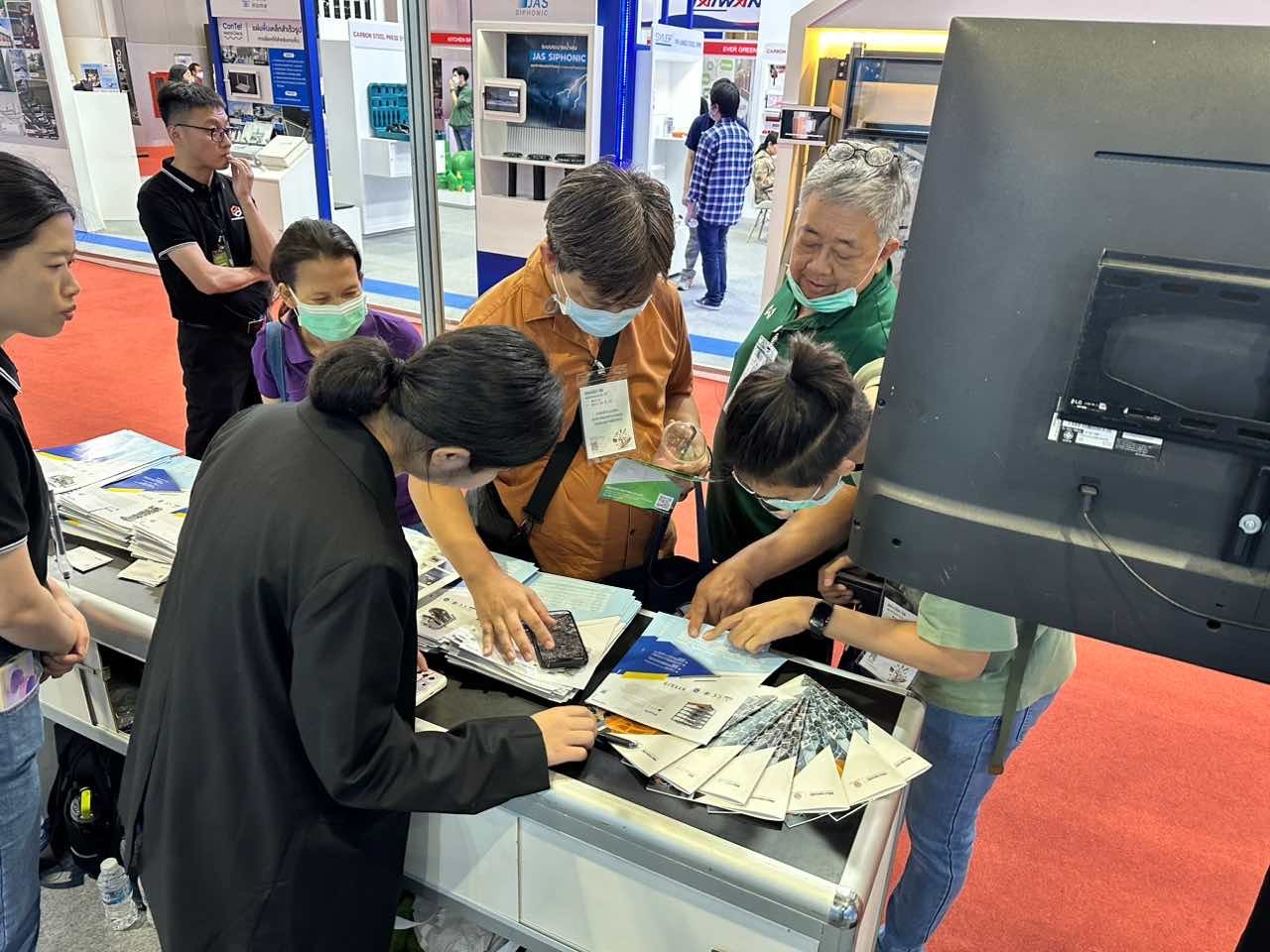 Mechanical parking manufacturer Mutrade at the Architect'23 exhibition in Bangkok, Thailand Mechanical parking manufacturer Mutrade at the Architect'23 exhibition in Bangkok, Thailand