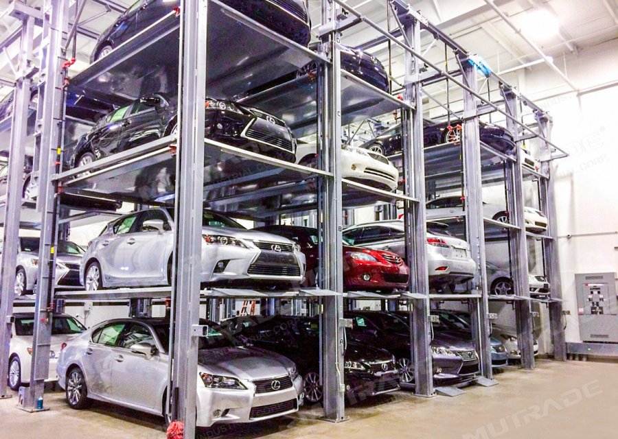 Mutrade Car Storage Solution for Lexus Dealer in New Jersey, USA: 120 Units of Hydro-Park 3230